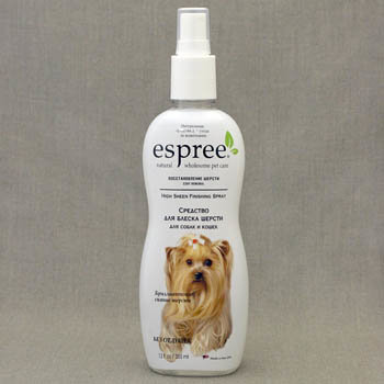 Espree средства для блеска шерсти, для собак и кошек, cr high sheen finishing spray