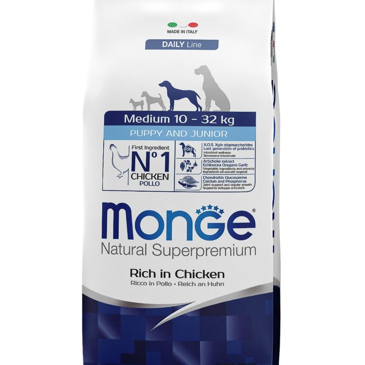 Monge (Монж) dog medium корм для щенков средних пород
