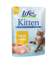 Lifecat (Лайфкет) kitten - консервы для котят в желе ПАУЧ
