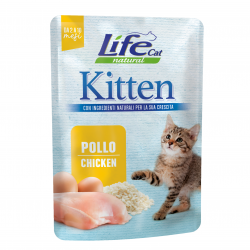 Lifecat (Лайфкет) kitten - консервы для котят в желе ПАУЧ