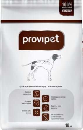 Provipet (Провипет) для собак с ягненком и рисом