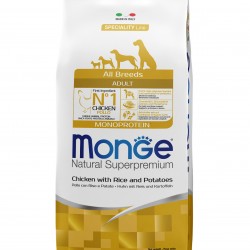 Monge (Монж) dog speciality корм для собак всех пород курица с рисом и картофелем