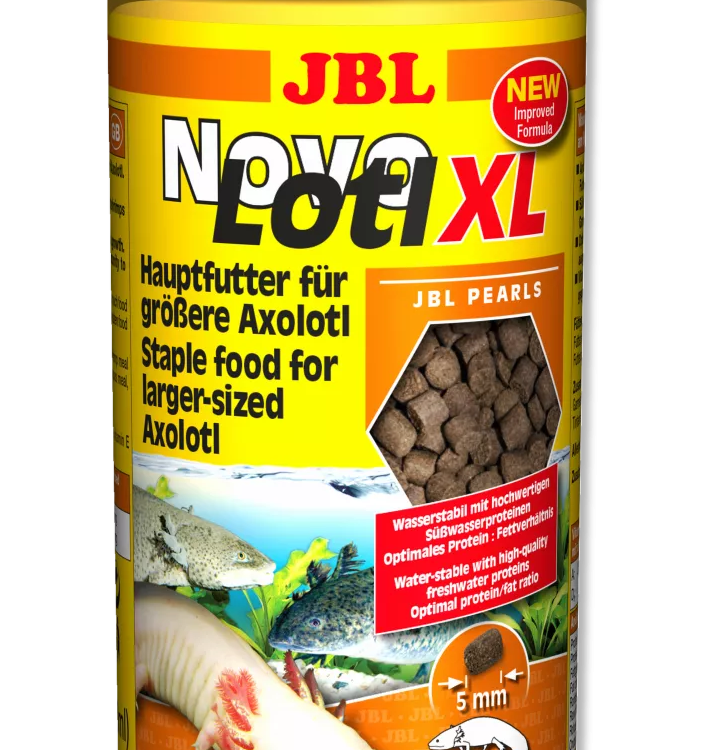 JBL (ДЖБЛ) NovoLotl XL - Основной корм в форме гранул для крупных аксолотлей
