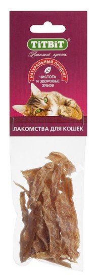 TiTBiT (Титбит) филе куриное (соломка) для кошек