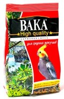Вака high quality корм для средних попугаев
