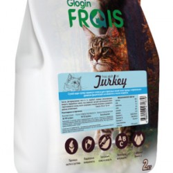 Frais (Фраис) Сухой корм для кошек всех пород с нормальным уровнем физической активности с мясом индейки