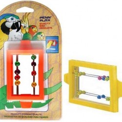 Penn-plax игрушка д птиц зеркало cо счетами-бусинками