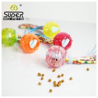 Superdesign игрушка для собак "мячик с текстильными хвостиками" силиконовый