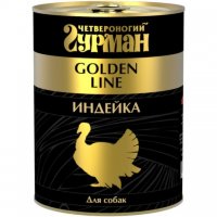 Четвероногий гурман голден golden line консервированный корм для собак 340 гр
