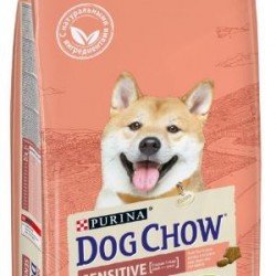 Dog Chow (Дог Чау) Sensitive для взрослых собак с чувствительным пищеварением, лосось