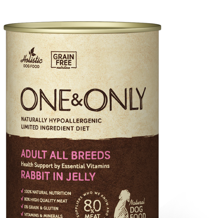 One&Only (Ван энд Онли) 0,4кг консервы для взрослых собак 12 шт