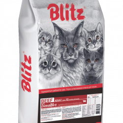 Blitz (Блиц) ADULT CAT BEEF /сухой корм для взрослых  кошек Говядина