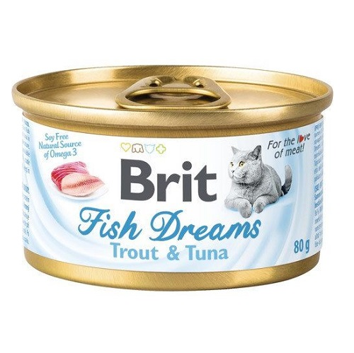 Brit (Брит) Консервы для кошек Fish Dreams 80гр