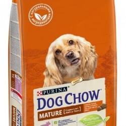 Dog Chow (Дог Чау) Mature Adult для собак старше 5 лет, ягнёнок