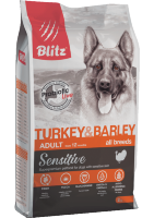 Blitz (Блиц) ADULT Turkey&Barley (индейка+ячмень) для взр.соб