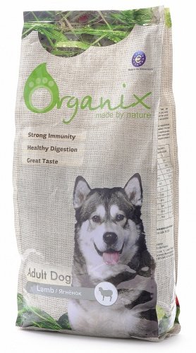 Organix (Органикс) сухой корм для взрослых собак с ягненком для чувствительного пищеварения (adult dog lamb)