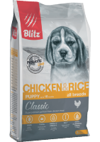 Blitz (Блиц) PUPPY Chicken & Rice (Курица+рис)/корм для щенков
