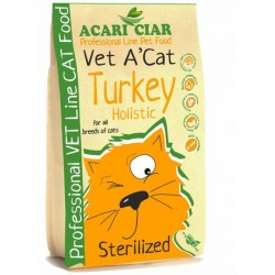 Acari Сiar (Акари Киар) VET A CAT TURKEY HOLISTIC STERILIZED.Сбалансированный сухой корм класса холистик с индейкой