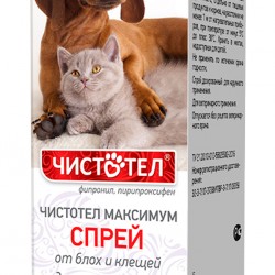 Экопром ЧИСТОТЕЛ MAX  Спрей для кошек и собак 100мл