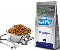 Farmina (Фармина) vet life cat ULTRAHIPO для кошек (при неблагоприятных реакциях на пищу)