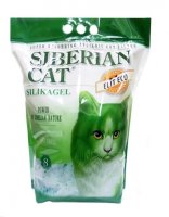 Сибирская кошка элитный силикагелевый наполнитель эко (зеленая уп)