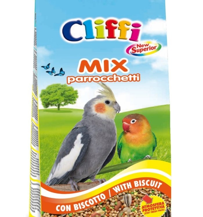 Cliffi (Италия) Смесь отборных семян для длиннохвостых попугаев с бисквитом (Superior Mix Parakeets with biscuit)
