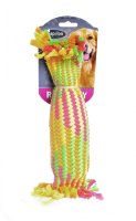 Papillon игрушка для собак "шуршащая бутылка в канате" rope toy with bottle