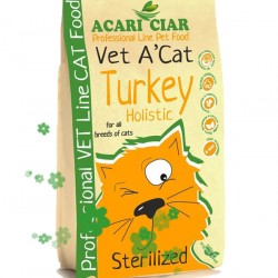 Acari Сiar (Акари Киар) VET A CAT Maine-coon sterilized turkey holistic . Сбалансированный сухой корм класса холистик с индейкой