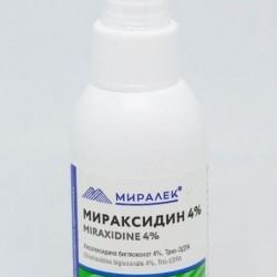 Миралек Мираксидин 4% средство для дезинфекции поверхностей и изделий медицинского и ветеринарного назначения