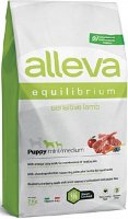 Alleva (Алева) equilibrium sensitive lamb puppy mini/medium Полнорационный корм для щенков мелких и средних пород. Сенситив ягненок