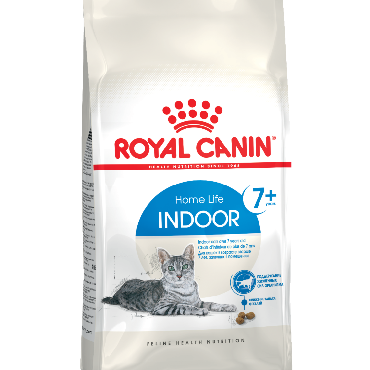 Royal Canin (Роял Канин) indoor +7 для пожилых домашних кошек: 7-12лет
