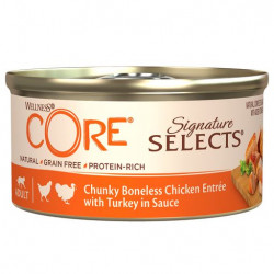 Wellness Core SIGNATURE SELECTS консервы из курицы с индейкой в виде кусочков в соусе для кошек