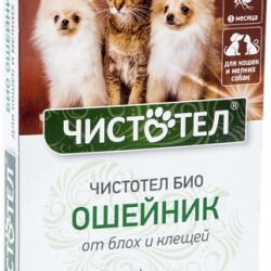 Экопром Чистотел БИО с лавандой Ошейник для кошек и мелких собак