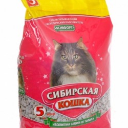 Сибирская кошка комфорт: впитывающий наполнитель 1