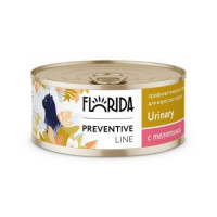 FLORIDA (Флорида)Urinary Консервы для кошек. Профилактика мочекаменной болезни 100 гр.