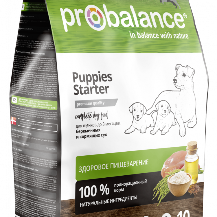 Probalance (Пробаланс) Сухой корм для щенков от 3 недель до 3 месяцев, а также беременных и кормящих сук