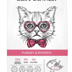 Best Dinner (Бест Диннер) для кошек Adult Sterilised индейка с картофелем