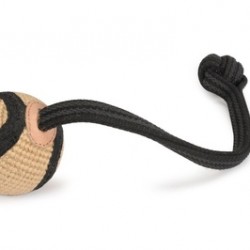 Camon (Камон) Игрушка для собак мяч джутовый для дрессировки с короткой ручкой