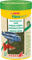 Сера Корм для рыб растительный в хлопьях FLORA NATURE