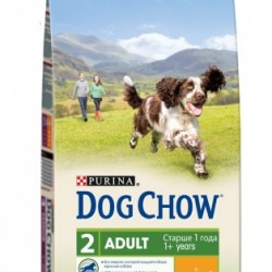 Dog Chow (Дог Чау) для взрослых собак с курицей (adult chicken)