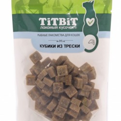 TiTBiT (Титбит) Кубики из трески для кошек (Рыбные лакомства) 19368