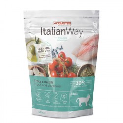 Italian Way (Итальян Вэй) Беззерновой корм для кошек с форелью и черникой,контроль веса и профилактика аллергии