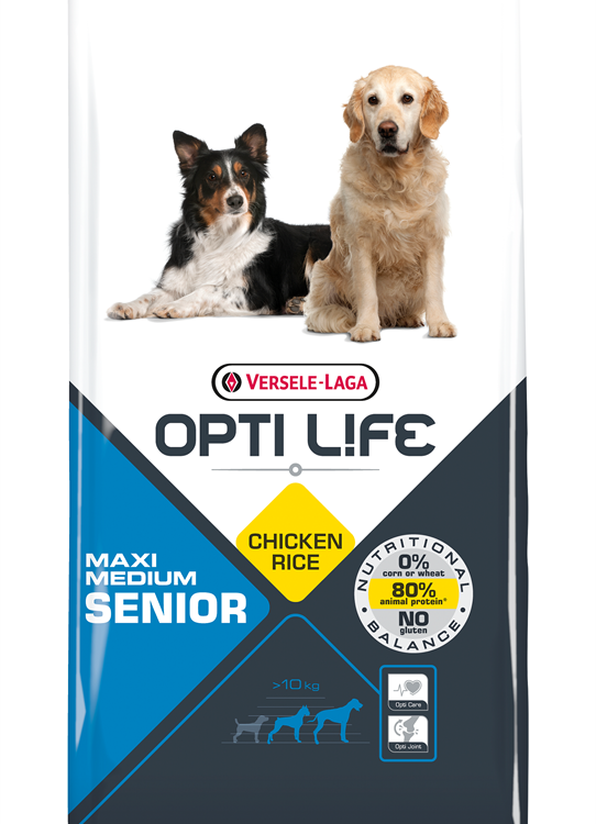 Opti Life (Опти Лайф) Для пожилых собак с курицей (Senior Medium & Maxi)