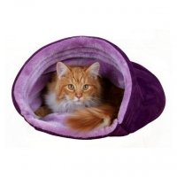 TRIXIE Лежак - пещера для кошки "My Kitty Darling" фиолетовый