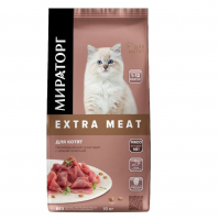 Мираторг EXTRA MEAT корм сухой с нежной телятиной для котят от 1-12 мес
