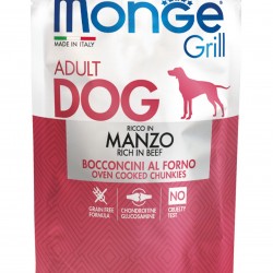 Monge (Монж) dog grill pouch паучи для собак 100 г