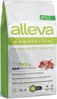 Alleva (Алева) equilibrium sensitive lamb & ocean fish  adult mini/medium Полнорационный корм для взрослых собак мелких и средних пород. Сенситив ягненок и океаническая рыба