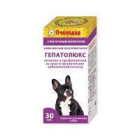 Пчелодар "гепатолюкс" таблетки  для собак