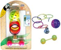 Penn-plax игрушка д птиц кольца, мяч, штанга (набор)