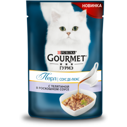 Gourmet Perle Соус Де-люкс для кошек, 75г